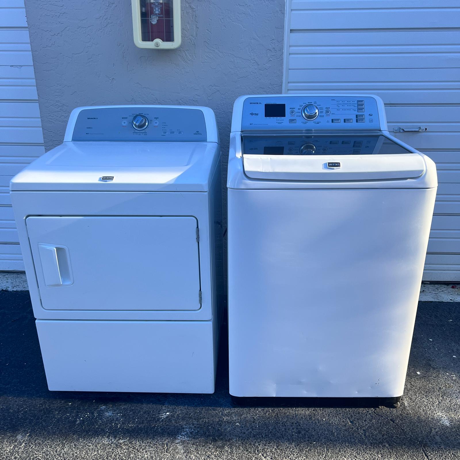 Maytag Bravos XL Washer and Dryer Set Maytag Bravos XL Washer and Dryer Set
